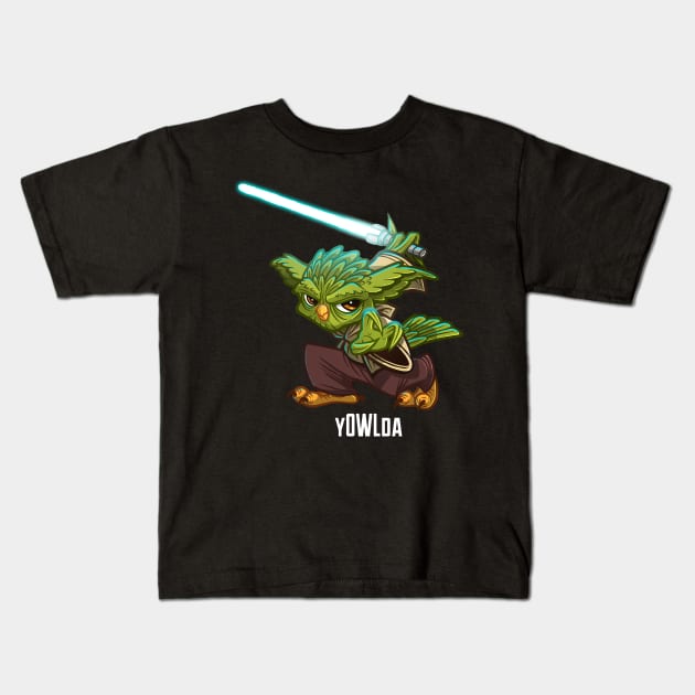 Y-OWL-da Kids T-Shirt by RemcoBakker